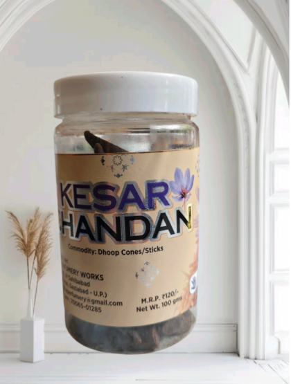Kesar Chandan Dhoop Cones